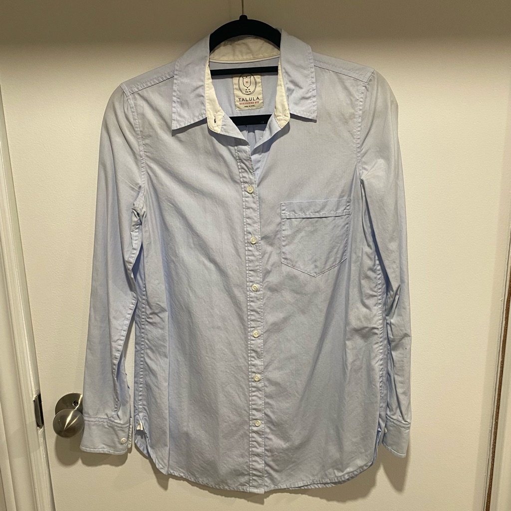 Talula Blue Button Down